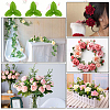 Cloth Artificial Rose Leaf AJEW-WH0270-951B-5