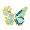 Rack Plating Alloy Enamel Big Pendants LS-ENAM-N056-399E-G-1