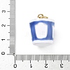 304 Stainless Steel Enamel Pendants STAS-A131-02B-G-3