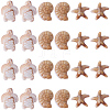 150Pcs 3 Styles Opaque Acrylic Beads OACR-SC0002-94-7