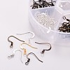 1 Box 6 Color Brass Earring Hooks KK-JP0010-01-NF-2