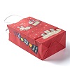 Christmas Theme Kraft Paper Gift Bags CARB-L009-A09-4