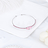 1Pc Alloy Rhinetsone Open Cuff Bangles for Women BJEW-LP0003-45B-3