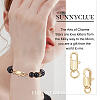 12Pcs 2 Style Brass Lobster Claw Clasps KK-SC0002-26-6