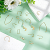 48Pcs 8 Style 304 Stainless Steel Earring Hooks STAS-UN0022-81-2