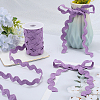 Polyester Wave Lace Trim Ribbon OCOR-GF0004-36B-07-3