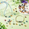 80Pcs Electroplate Transparent Glass Beads EGLA-TA0030-08-7