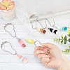 12Pcs 12 Color Iron Shower Bathroom Curtain Rings HJEW-AB00221-3