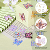 DIY Butterfly Dangle Earring Making Kit DIY-TA0006-34-4