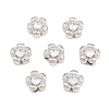 SHEGRACE Brass Micro Pave Clear Cubic Zirconia Beads XGRQ5K808-837P-1