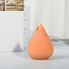 Teardrop Shape Silicone Candle Molds CAND-PW0009-01-4