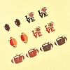 16Pcs 6 Styles Alloy Enamel Pendants ENAM-FS0002-44-7