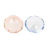 Transparent Acrylic Bead Caps MACR-L015-11-2