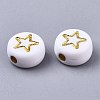 Opaque Acrylic Beads PACR-SZ0001-003B-3