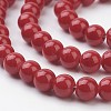 Natural Mashan Jade Round Beads Strands X-G-D263-6mm-XS31-2