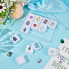 Rectangle Plastic Organizer Lid Boxes CON-WH0085-135A-4