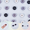 600Pcs 3 Colors Opaque Acrylic Beads MACR-SP0001-23B-6