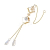 Iron Rhombus & Natural Citrine Suncatchers HJEW-F025-04G-02-3