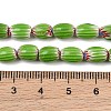 Handmade Millefiori Glass Oval Beads Strands LK-Z001-02A-08-3
