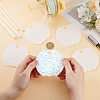 10Pcs Acrylic Heat Transfer Blanks Lid Decorations DIY-BC0013-71A-3