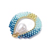 Seed Beads Pendants PALLOY-MZ00218-3