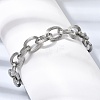 201 Stainless Steel Cable Chain Bracelets STAS-T077-01P-2
