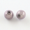 Spray Painted Miracle Acrylic Round Beads MACR-Q154-12mm-N07-2