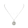 304 Stainless Steel Pendant Necklace for Girl Women NJEW-JN04280-02-4