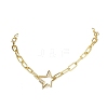 304 Stainless Steel Paperclip Chain Necklaces NJEW-JN06369-02-2