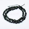 Synthetic Green Goldstone Beads Strands G-K203-37-2