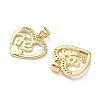 Brass Micro Pave Cubic Zirconia Pendants KK-L243-14G-06-2
