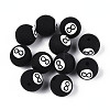 Handmade 8 Ball Polymer Clay Beads CLAY-N014-02B-05-1