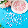 100G Transparent & Opaque Acrylic Beads TACR-TA0001-57E-6