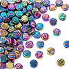 100Pcs 5 Styles Electroplated Glass Bead GLAA-TA0002-95C-3