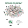 150Pcs Luminous Acrylic Beads LACR-YW0001-02-2
