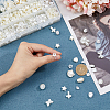 399pcs 18 Style ABS Plastic Imitation Pearl Beads KY-DC0001-17-3