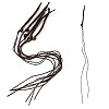 5Pcs Braided Polyester Nylon Mobile Phone Making Cord Loops FIND-TA0008-45A-1