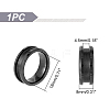 1Pc Porcelain Grooved Finger Ring Settings FIND-UN0001-72-3