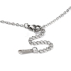 304 Stainless Steel Pendaant Necklaces NJEW-D047-01P-3