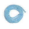 Natural Blue Topaz Beads Strands G-P553-A01-01-3