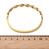 7MM 304 Stainless Steel Pave Clear Cubic Zirconia Rhombus Hinged Bangles for Women BJEW-C151-02G-5