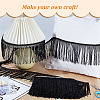 Polyester Tassel Lace Edge Trim Ribbon OCOR-WH0101-118B-4