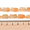 Heated Natural Citrine Beads Strands G-O170-113-5