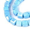 Anti-Tarnish Electroplate Glass Beads Strands GLAA-T025-8mm-10D-3