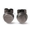 Vacuum Plating 304 Stainless Steel Stud Earrings STAS-B070-08B-1