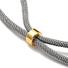 Nylon Cords Necklace Making AJEW-P116-03G-11-3