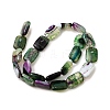 Natural Striped Agate/Banded Agate Beads Strands G-B137-B01-01J-2