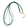 1MM Waxed Cord 5-Strand Necklace Making MAK-C005-01-G-2