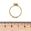 Adjustable 304 Stainless Steel Enamel Cuff Rings for Women RJEW-B152-01G-01-6