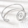 304 Stainless Steel Cuff Bangles for Women BJEW-Z150-02P-02-3